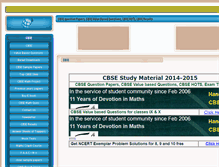 Tablet Screenshot of cbsesyllabus2008.cbse.biz